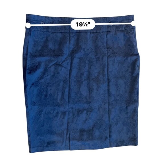 SOHO Apparel Lace overlay Pencil Skirt sz 16 - Picture 3 of 7